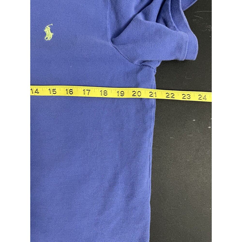Polo Ralph Lauren Medium Adult Polo Shirt Blue Short Sleeve Casual Preppy Mens - Picture 7 of 9